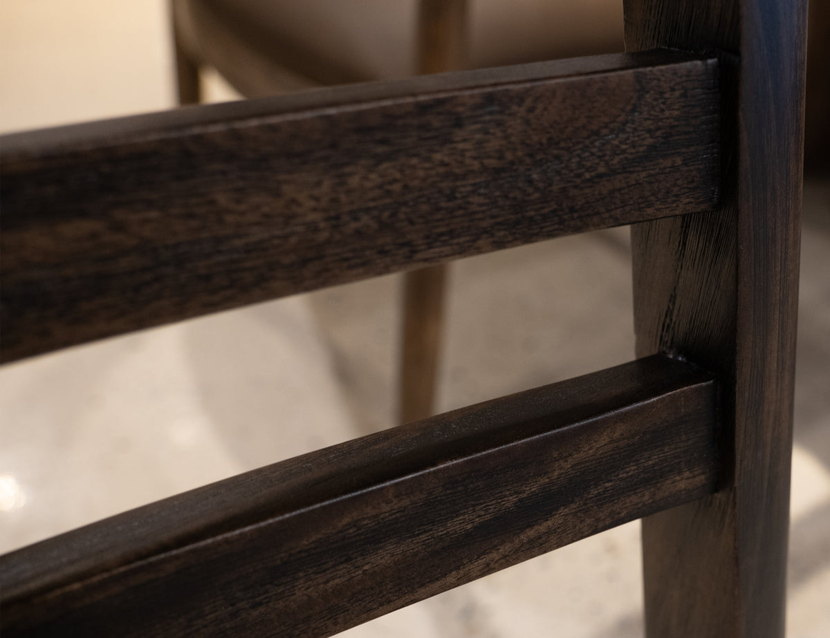 Black Balam Chair, Black, Wooden - IFD4423CHR