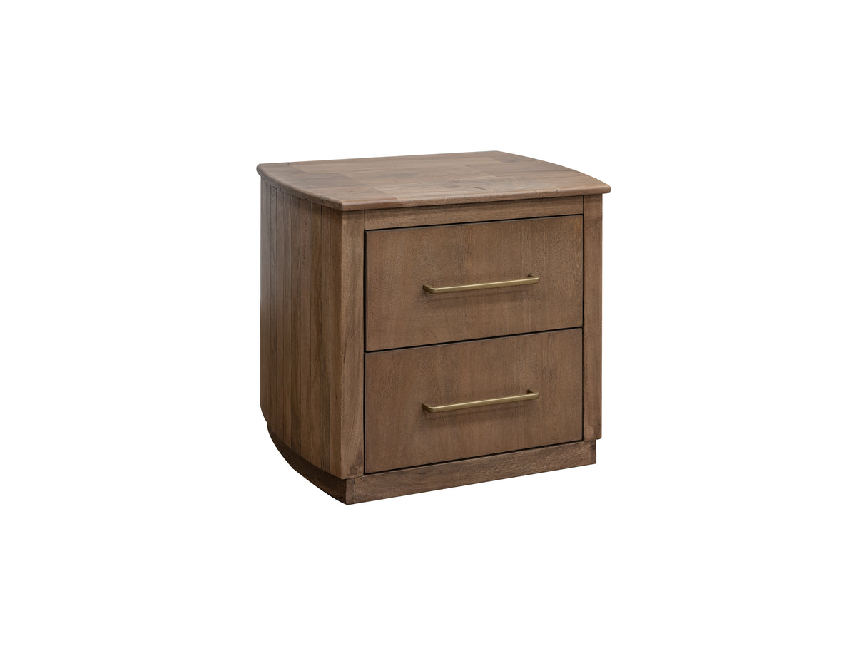 Mezquite Nightstand, Brown, 2 Drawer - IFD6622NTS