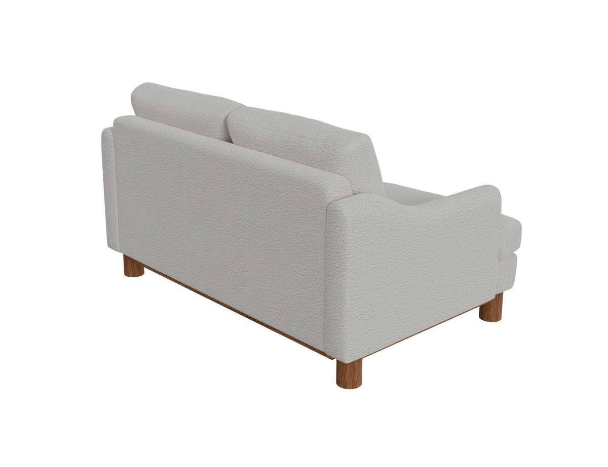 Olimpia Loveseat, Beige, Wooden Frame & Base - IUP738-LOV-101