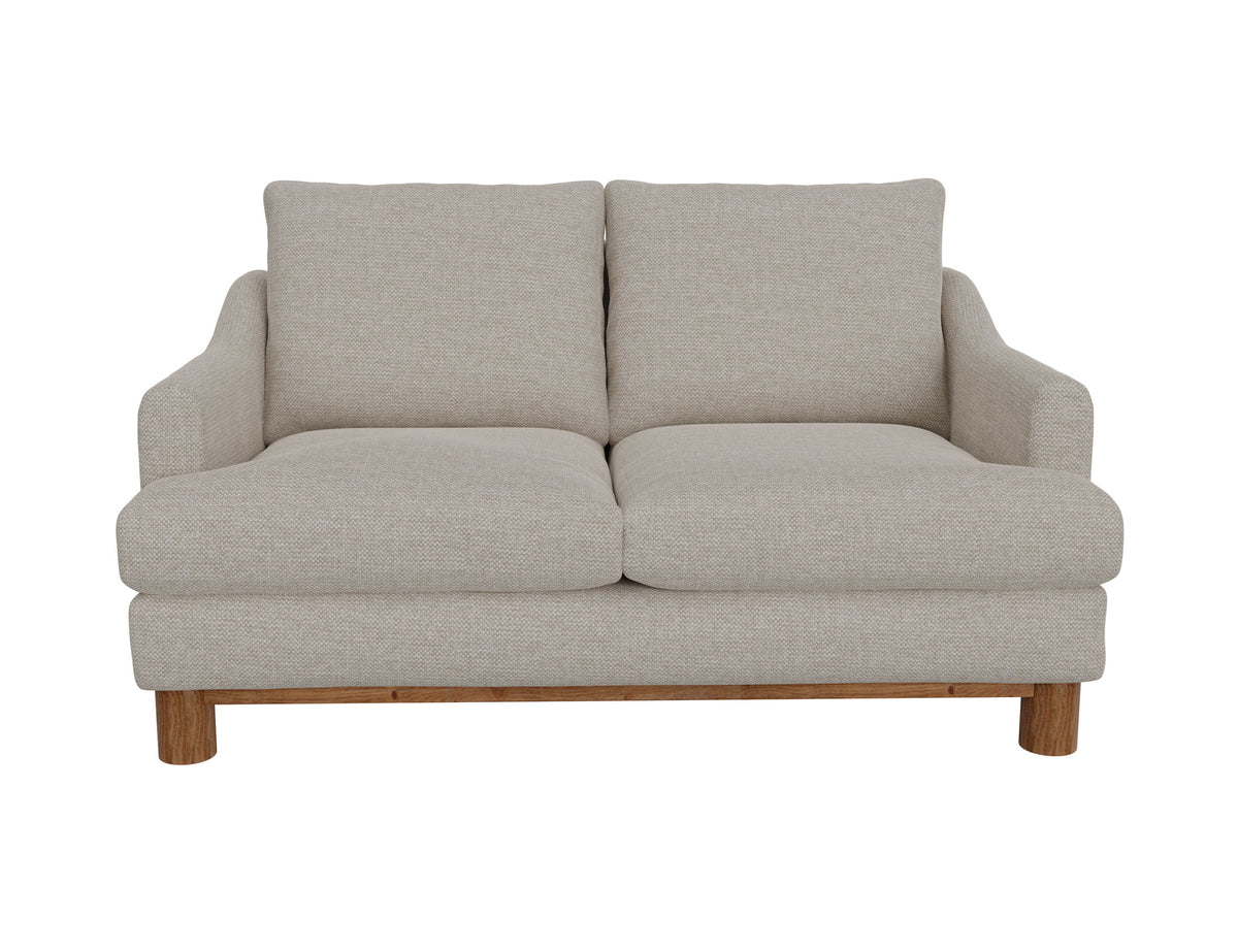 Olimpia Loveseat, Beige, Wooden Frame & Base - IUP738-LOV-161