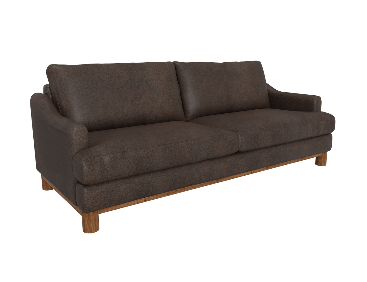 Olimpia Sofa, Brown, Wooden Frame & Base - IUP738-SOF-212