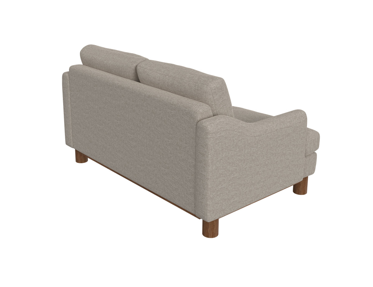 Olimpia Loveseat, Beige, Wooden Frame & Base - IUP738-LOV-161