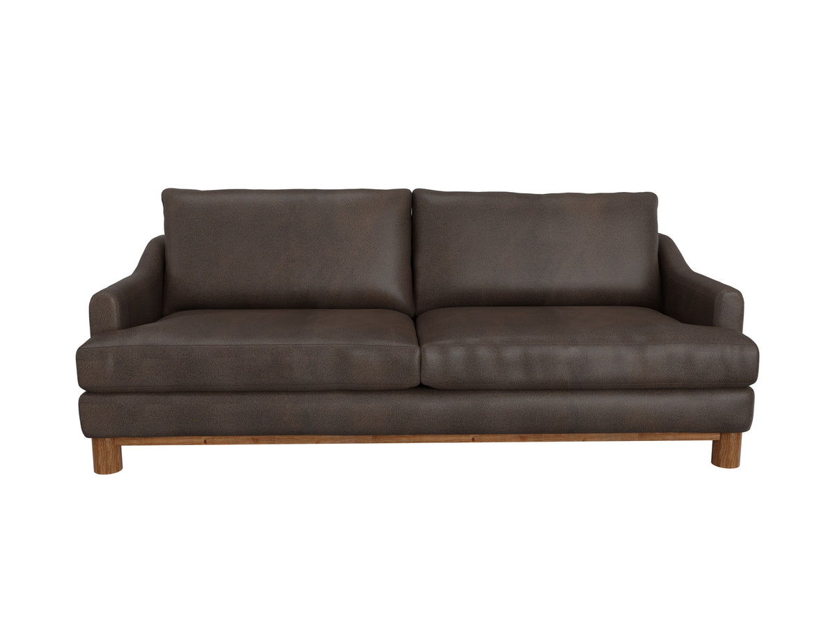 Olimpia Sofa, Brown, Wooden Frame & Base - IUP738-SOF-212