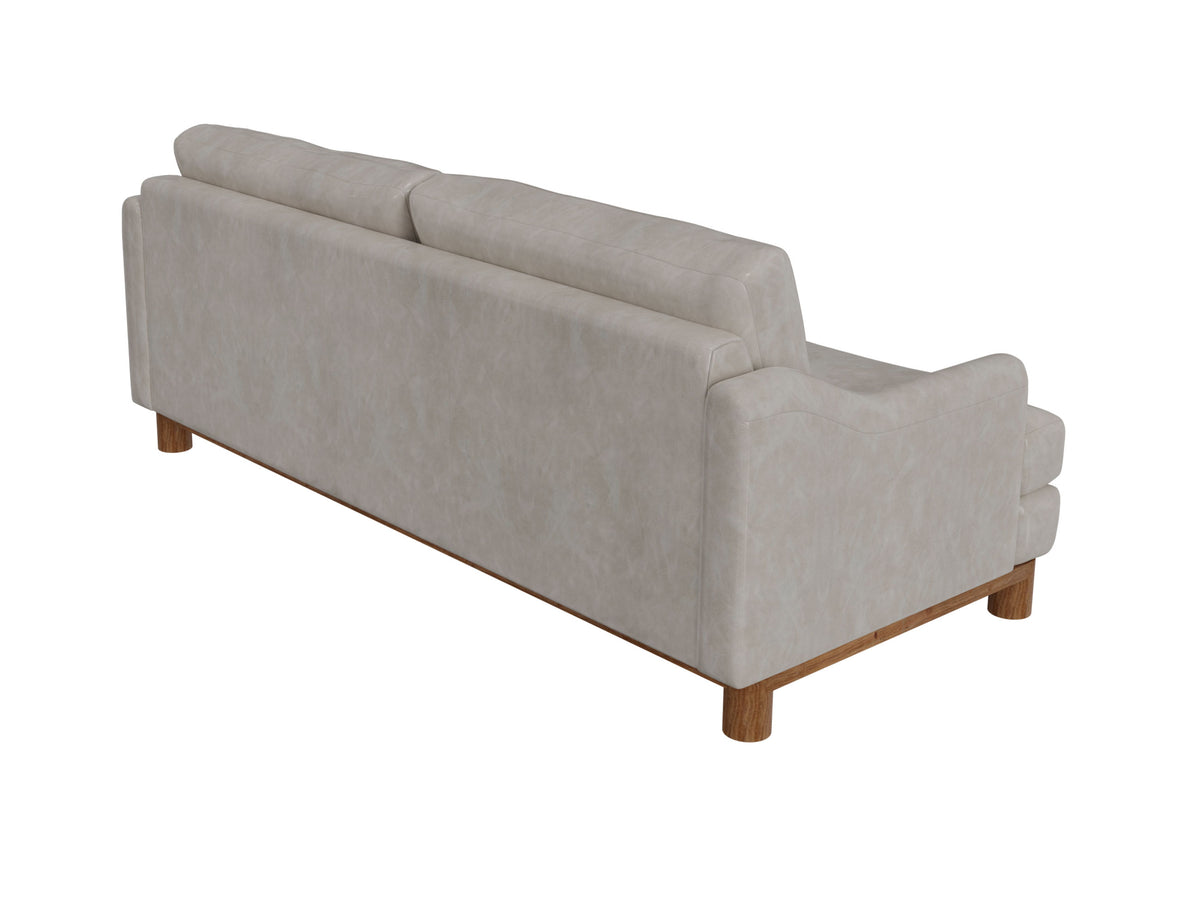 Olimpia Sofa, Gray, Wooden Frame & Base