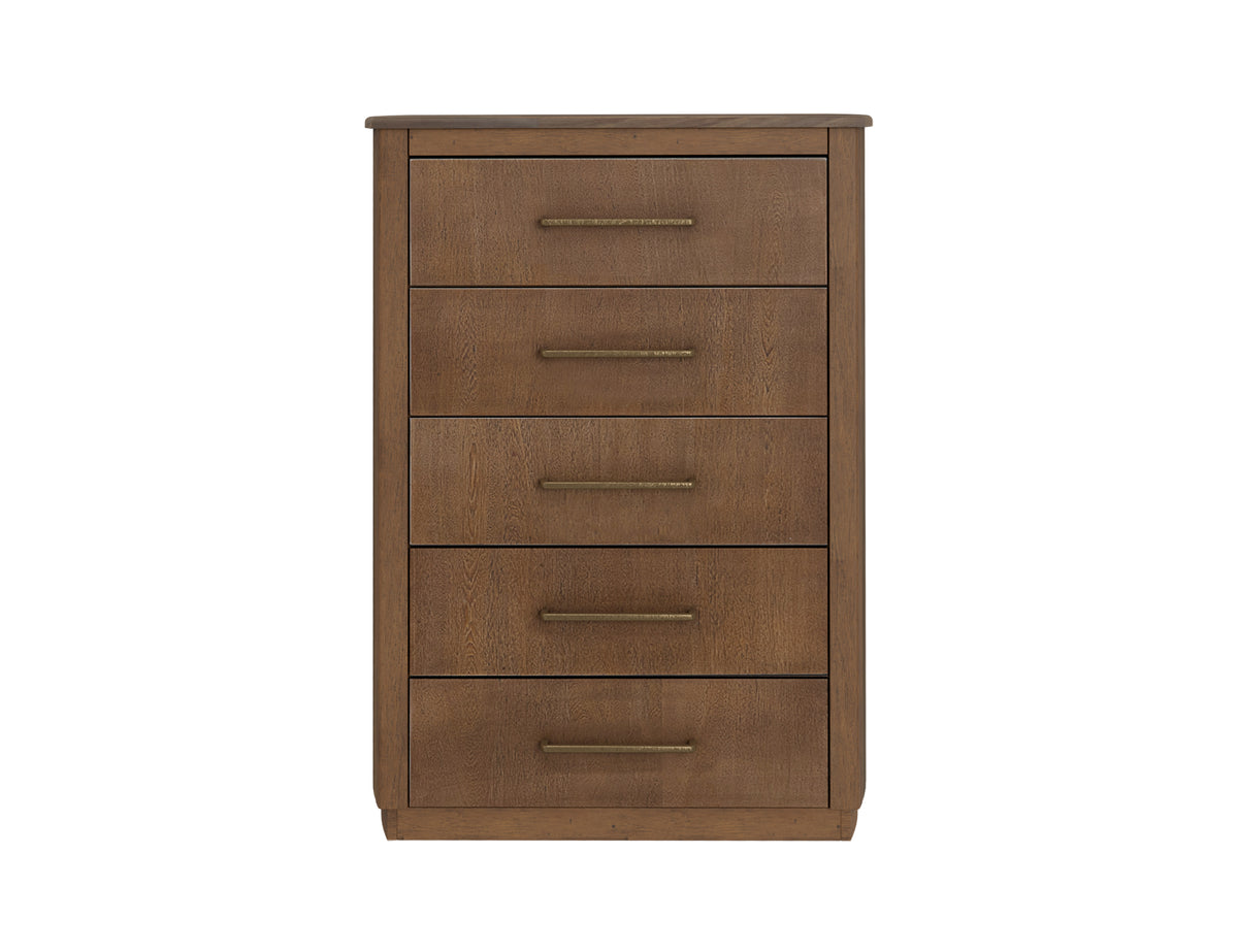 Mezquite Chest, Brown, 5 Drawer