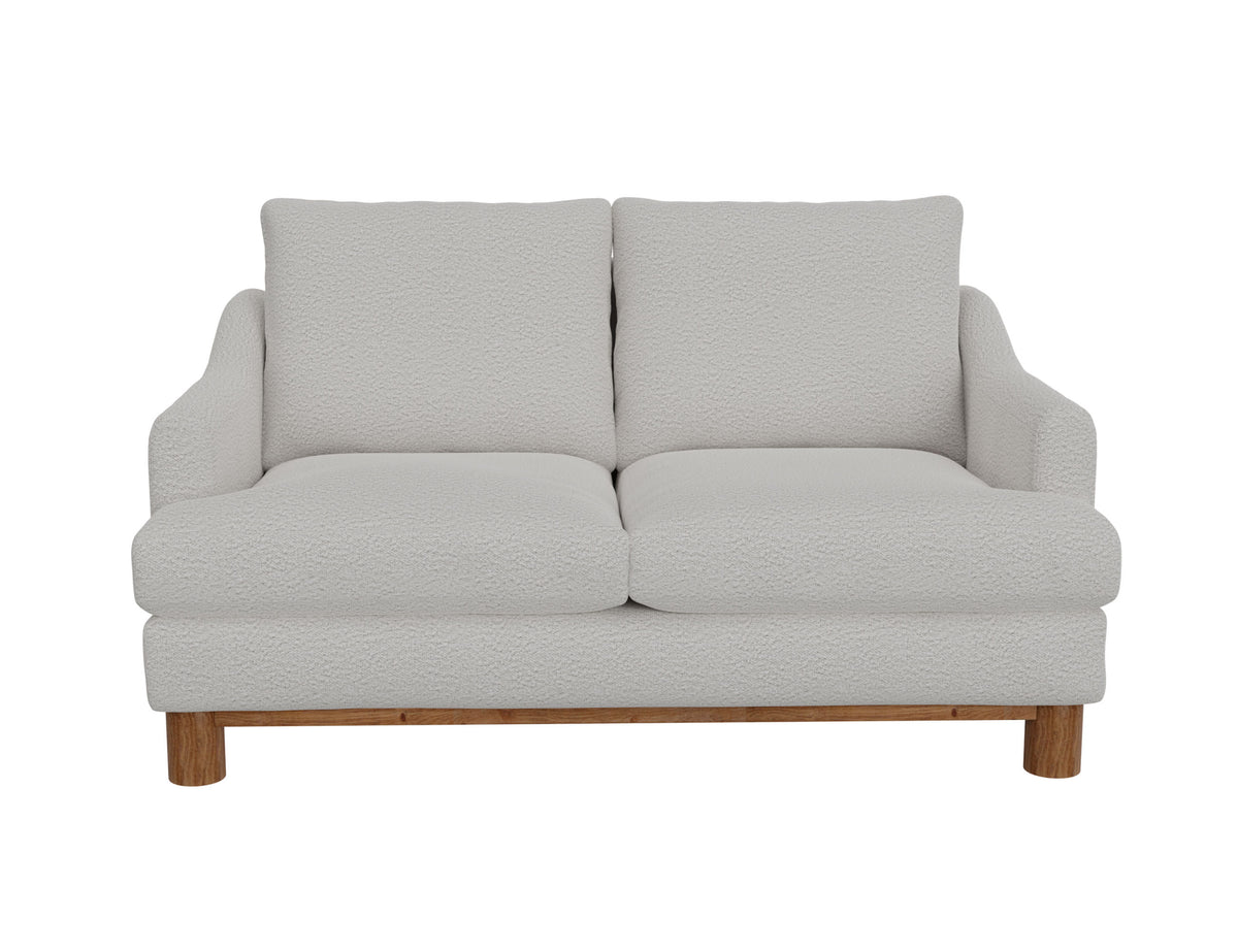 Olimpia Loveseat, Beige, Wooden Frame & Base - IUP738-LOV-101