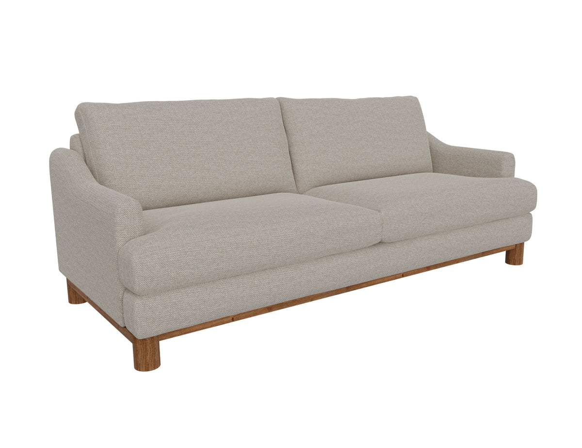 Olimpia Sofa, Beige, Wooden Frame & Base - IUP738-SOF-161