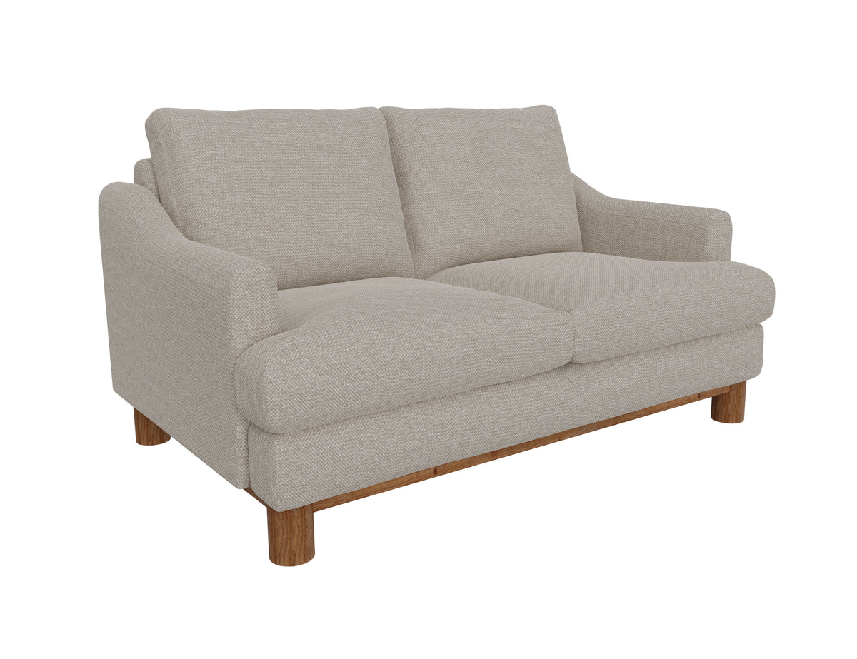 Olimpia Loveseat, Beige, Wooden Frame & Base - IUP738-LOV-161