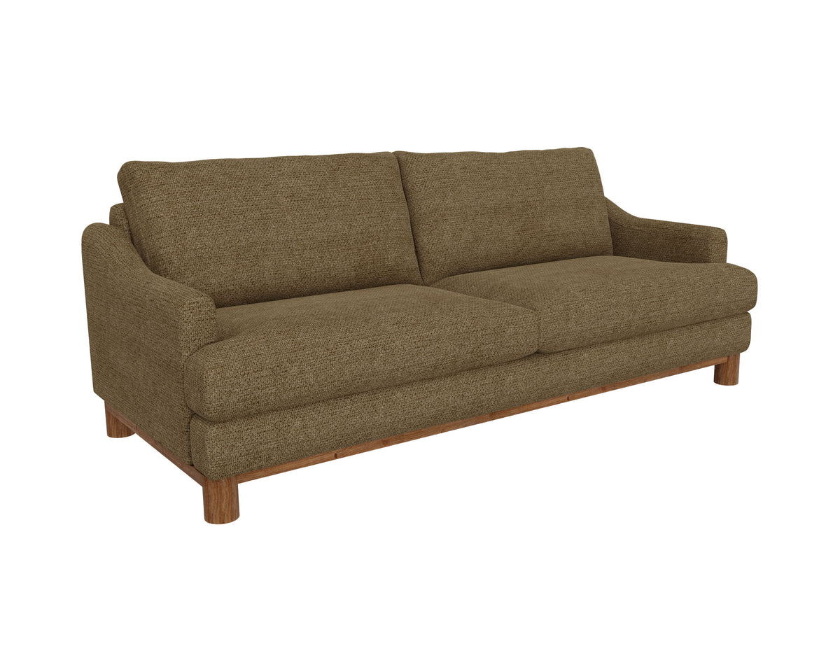 Olimpia Sofa, Brown, Wooden Frame & Base - IUP738-SOF-152