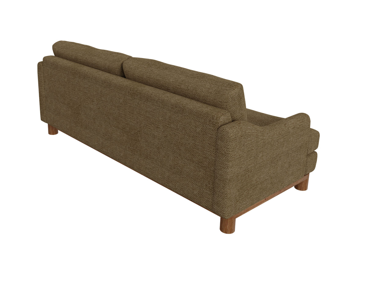 Olimpia Sofa, Brown, Wooden Frame & Base - IUP738-SOF-152