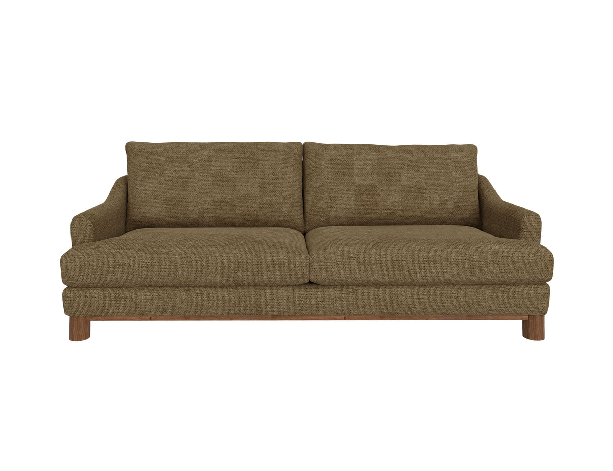 Olimpia Sofa, Brown, Wooden Frame & Base - IUP738-SOF-152