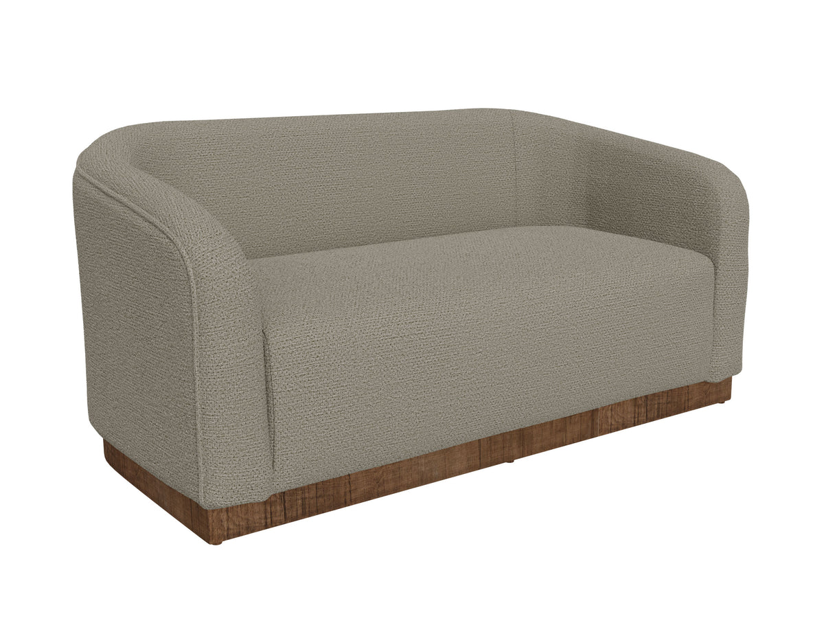 Suomi Loveseat, Gray, Wooden Frame & Base - IUP551-LOV-151