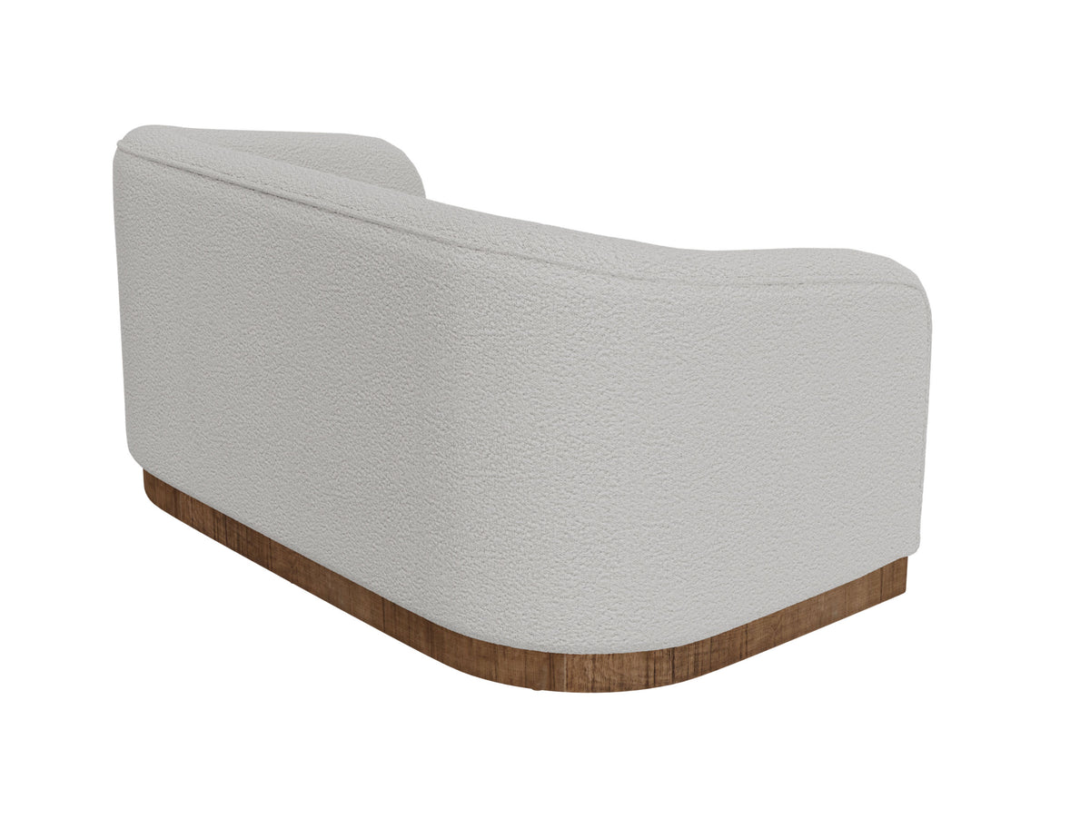 Suomi Loveseat, Beige, Wooden Frame & Base - IUP551-LOV-101