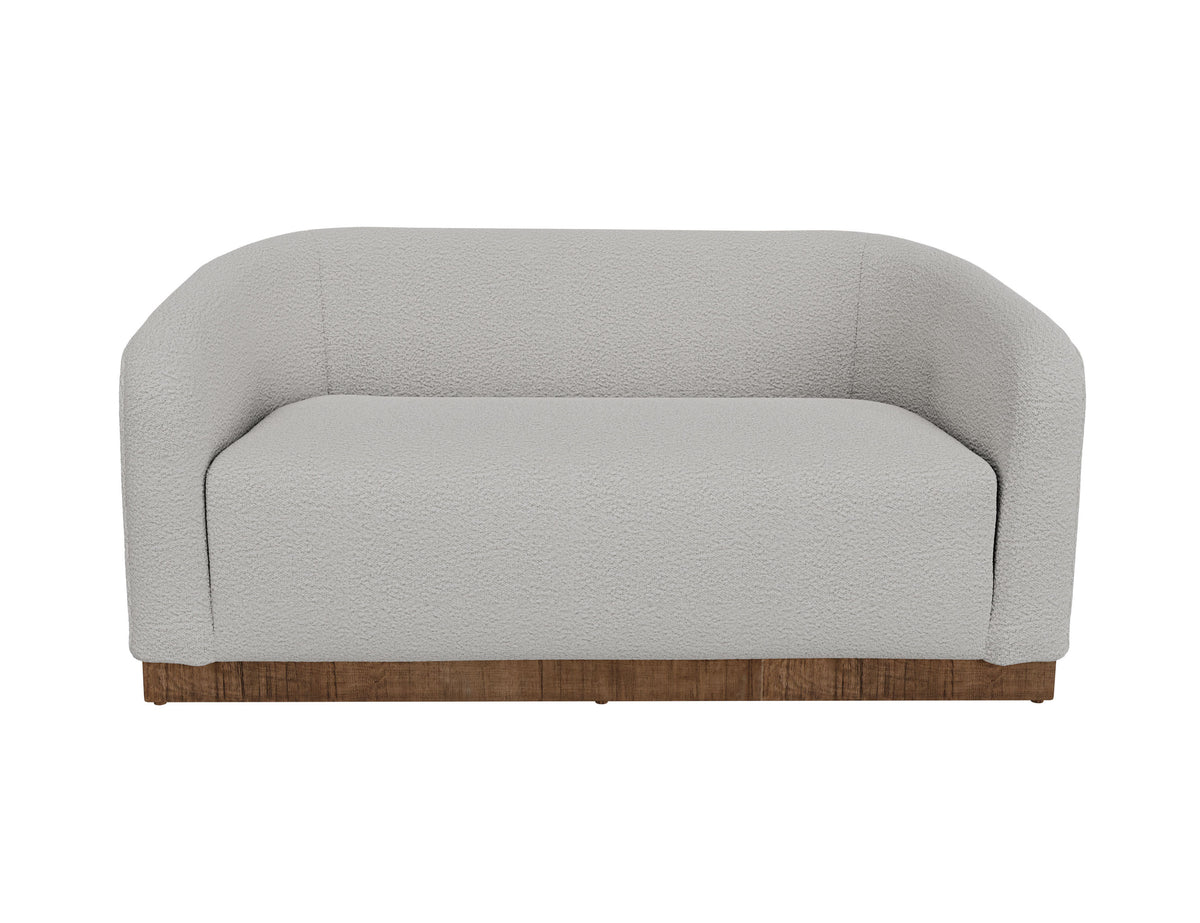 Suomi Loveseat, Beige, Wooden Frame & Base - IUP551-LOV-101