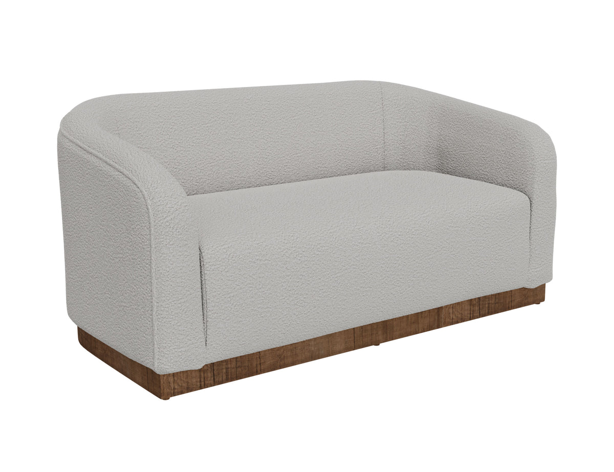 Suomi Loveseat, Beige, Wooden Frame & Base - IUP551-LOV-101