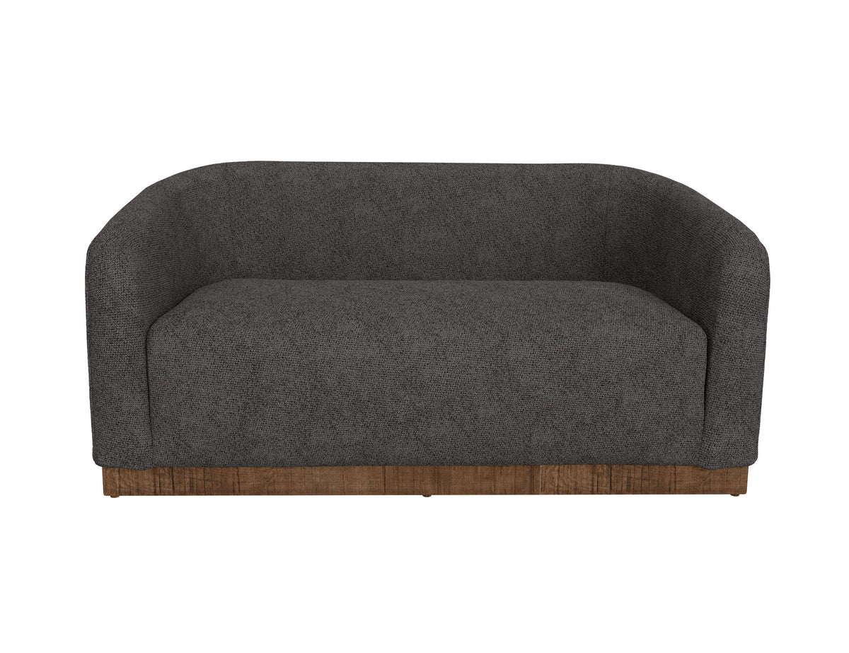 Suomi Loveseat, Gray, Wooden Frame & Base - IUP551-LOV-121