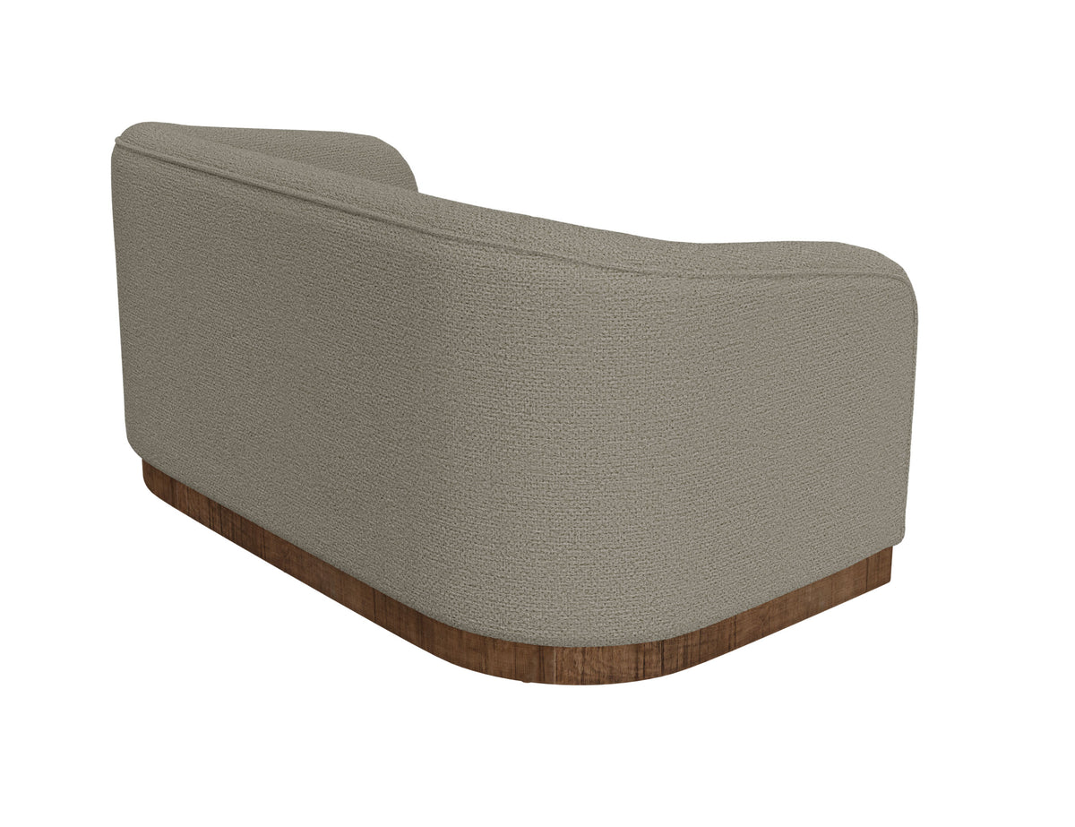 Suomi Loveseat, Gray, Wooden Frame & Base - IUP551-LOV-151