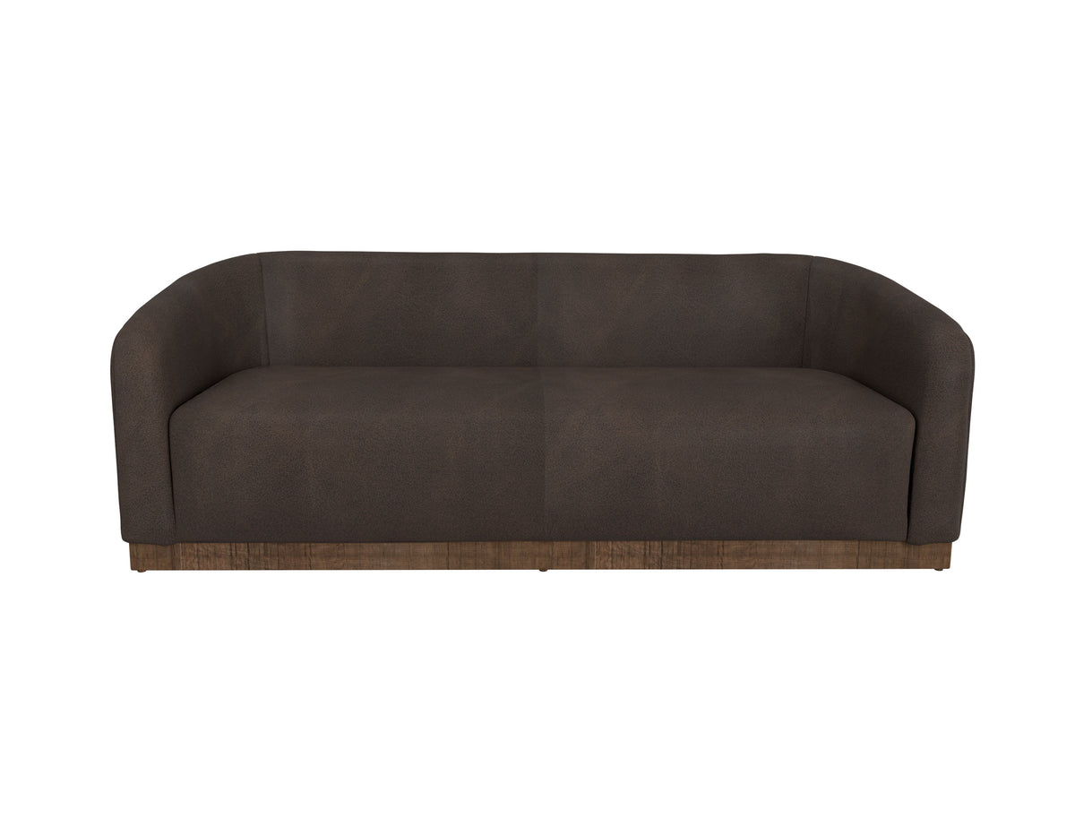 Suomi Sofa, Brown, Wooden Frame & Base