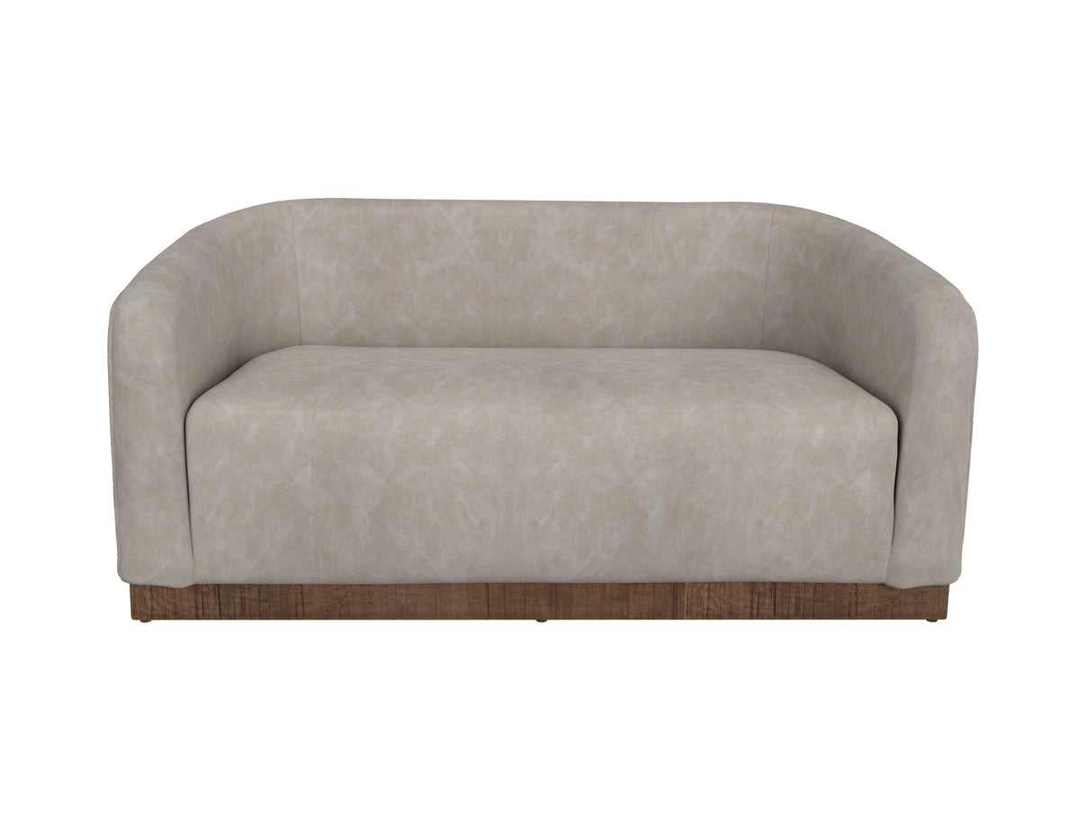 Suomi Loveseat, Gray, Wooden Frame & Base - IUP551-LOV-210