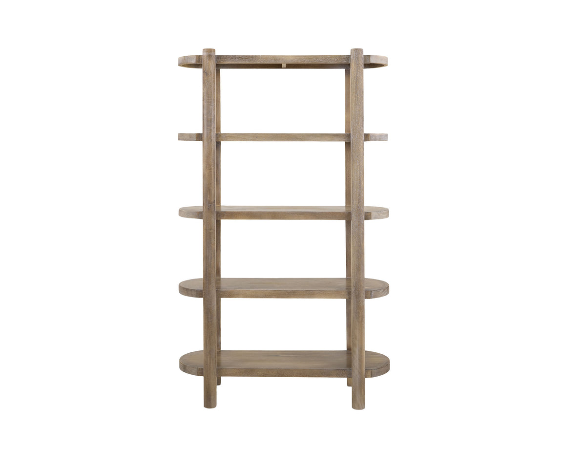 White Balam Bookcase, White, 4 Shelves
