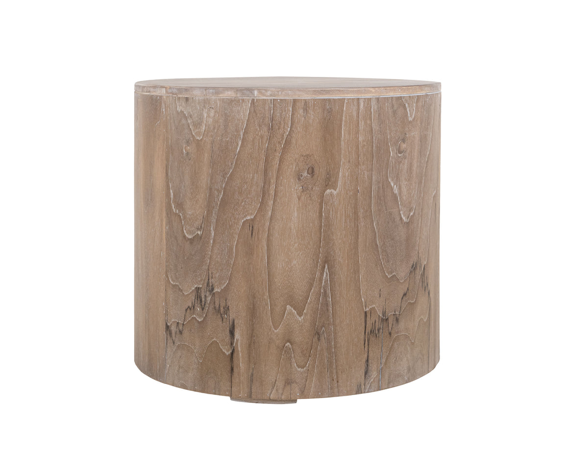 White Balam End Table, White