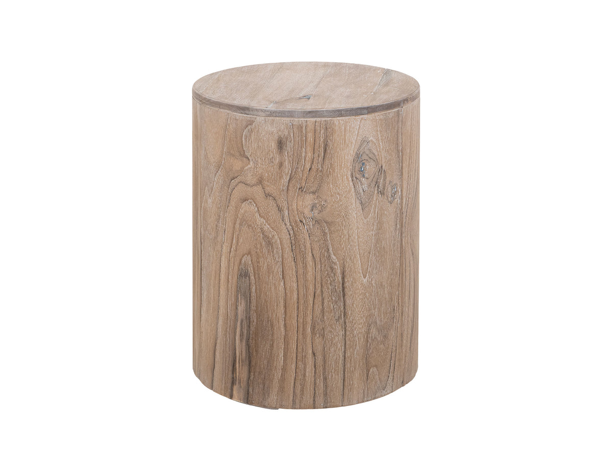White Balam Chairside Table, White