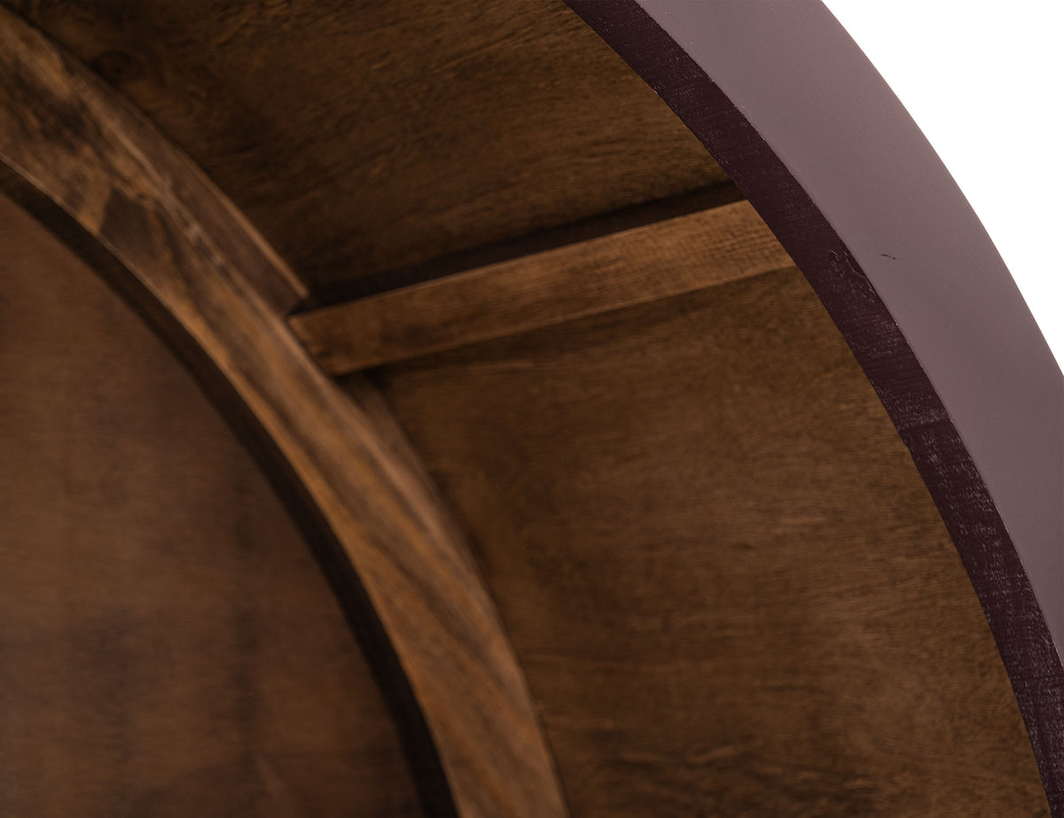 Obsidian Cabinet, Purple, 2 Glass Door