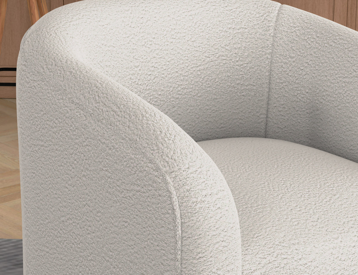 Suomi Loveseat, Beige, Wooden Frame & Base - IUP551-LOV-101