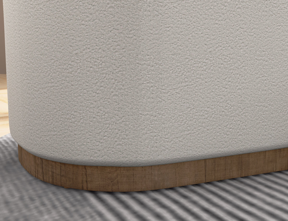 Suomi Sofa, Beige, Wooden Frame & Base - IUP551-SOF-101