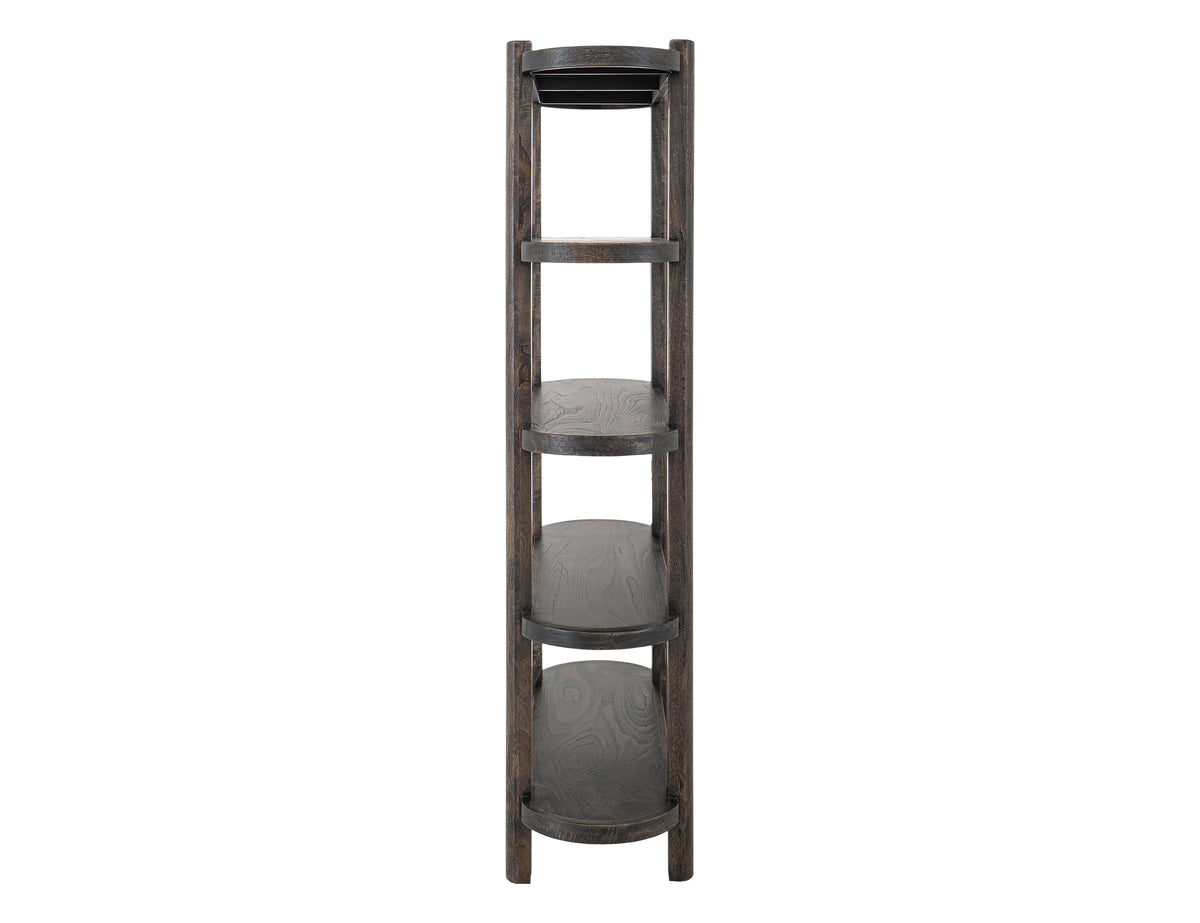 Black Balam Bookcase, Black, 4 Shelves