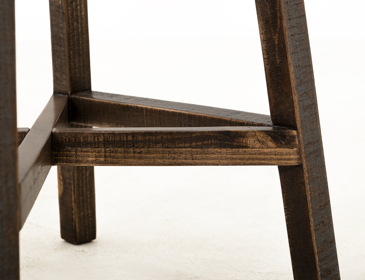 Loft Brown Stool, Multicolor, 24" Wooden