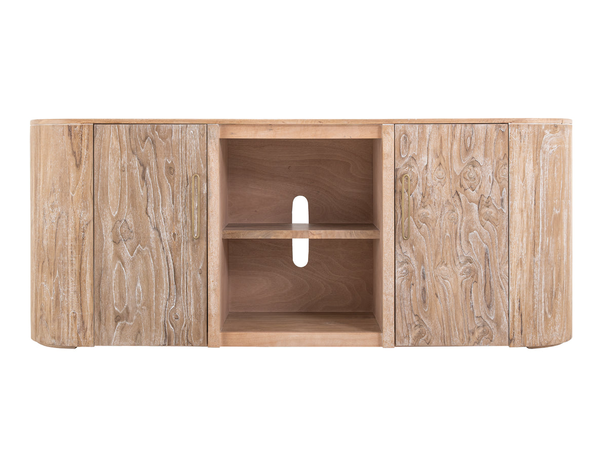 White Balam TV Stand, White, 2 Door, TV Stand 80