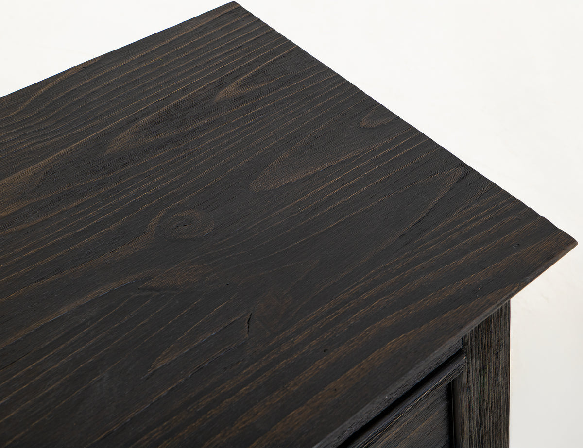 Terra Dark Nightstand, 3 Drawer
