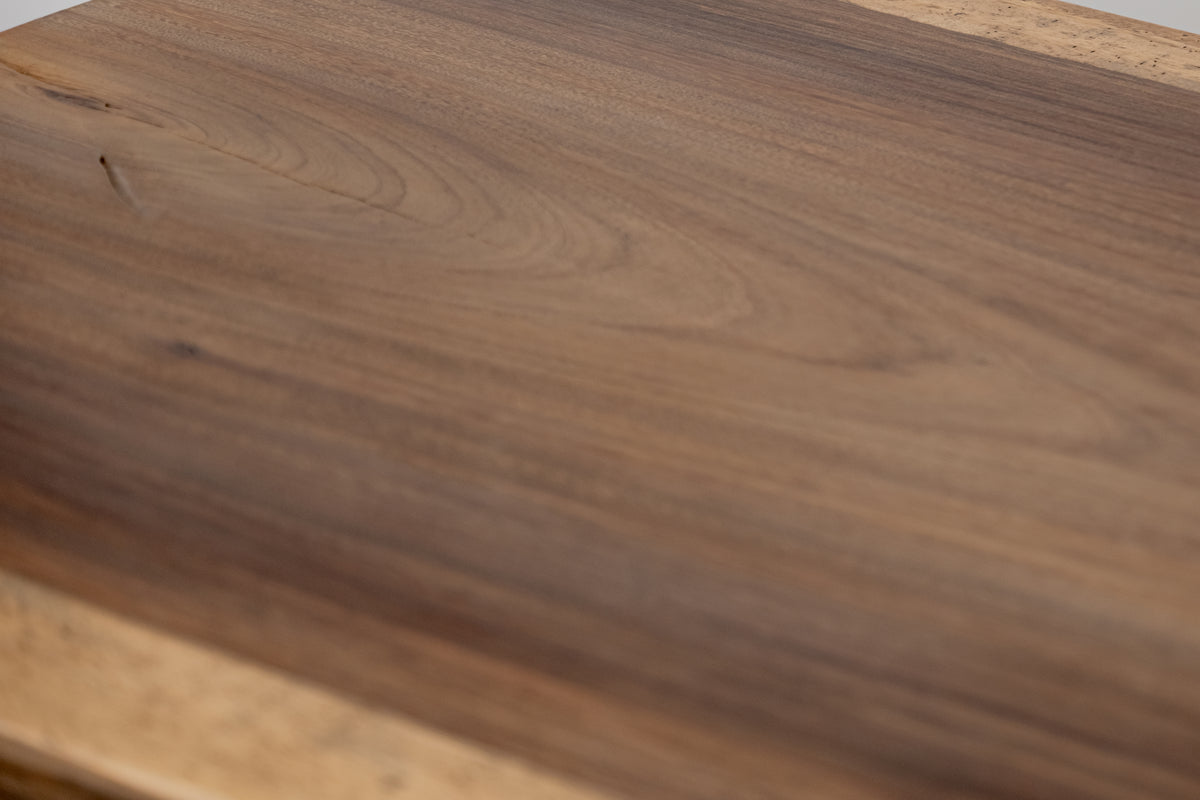 Natural Parota Table, Brown, Base