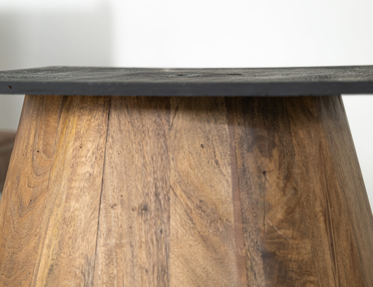 Balam Round Table, Brown, Base