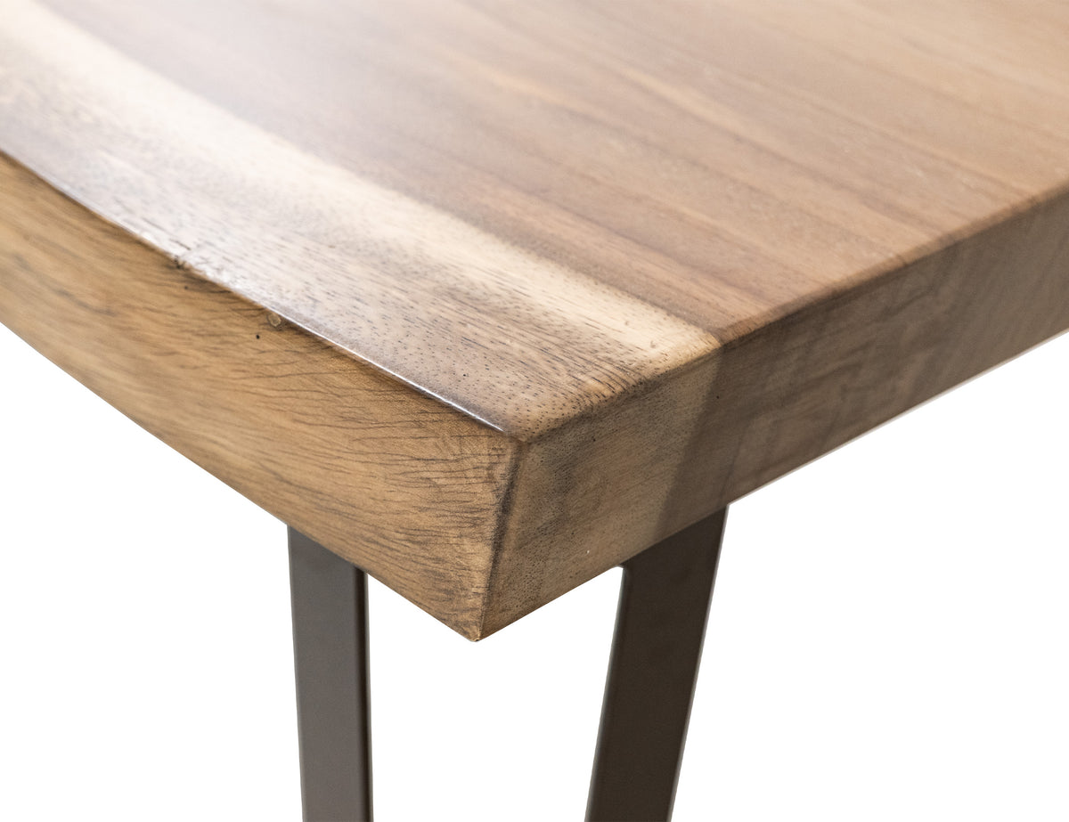 Natural Parota Table, Brown, Base