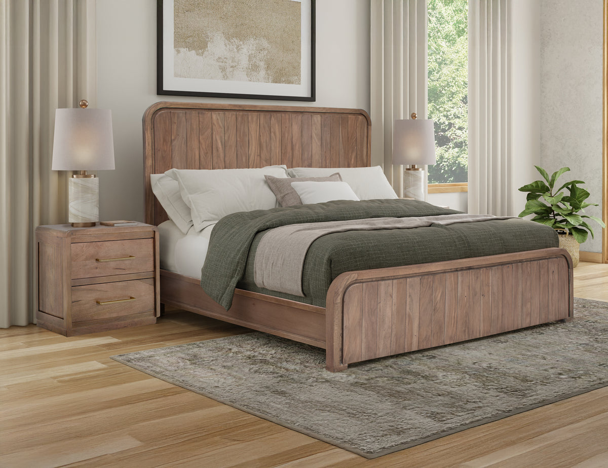 Mezquite Nightstand, Brown, 2 Drawer - IFD6621NTS