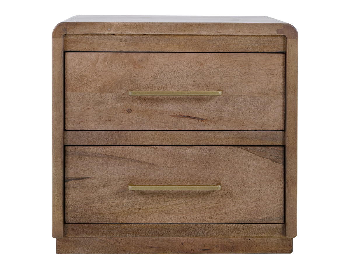 Mezquite Nightstand, Brown, 2 Drawer - IFD6621NTS