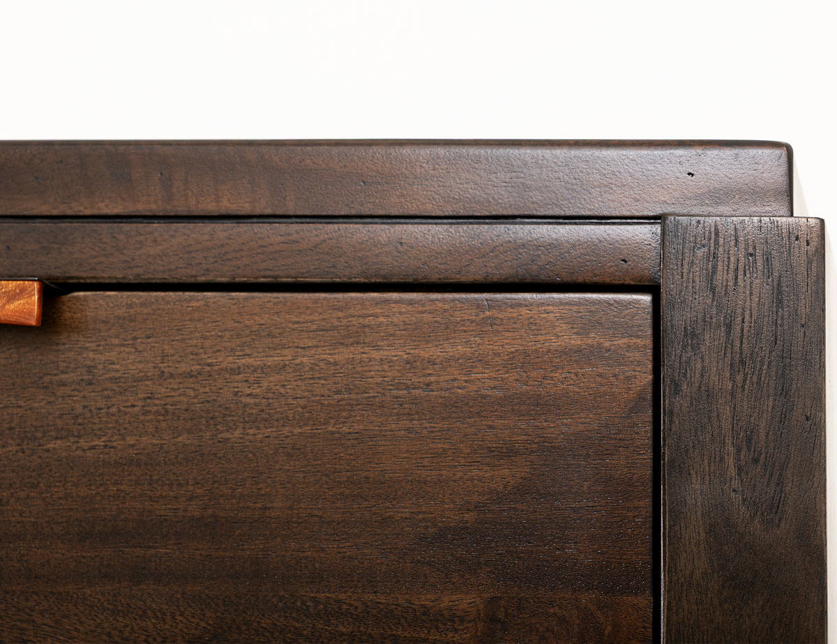 Raramuri Chest, Black, 5 Drawer