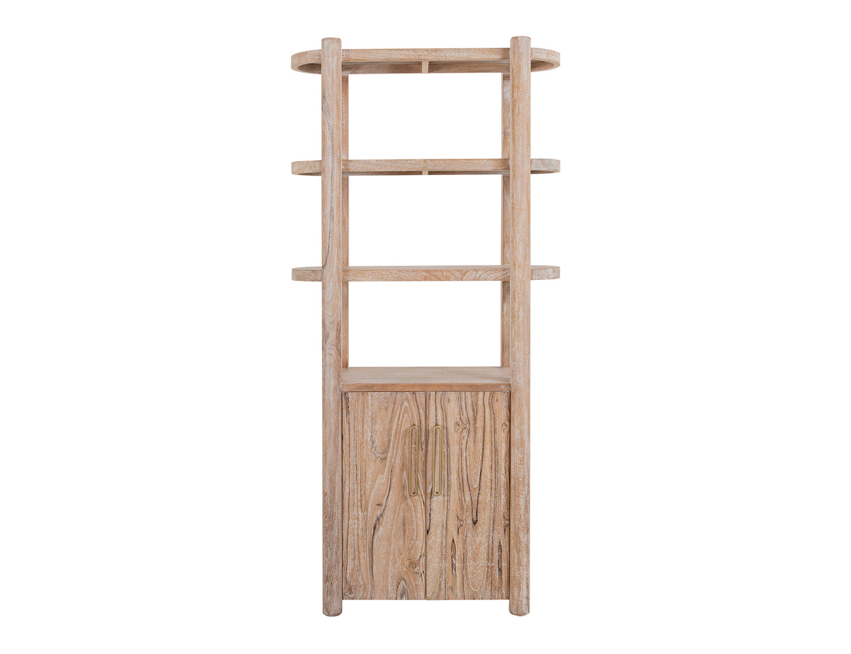White Balam Pier, White, 2 Door, 3 Shelf