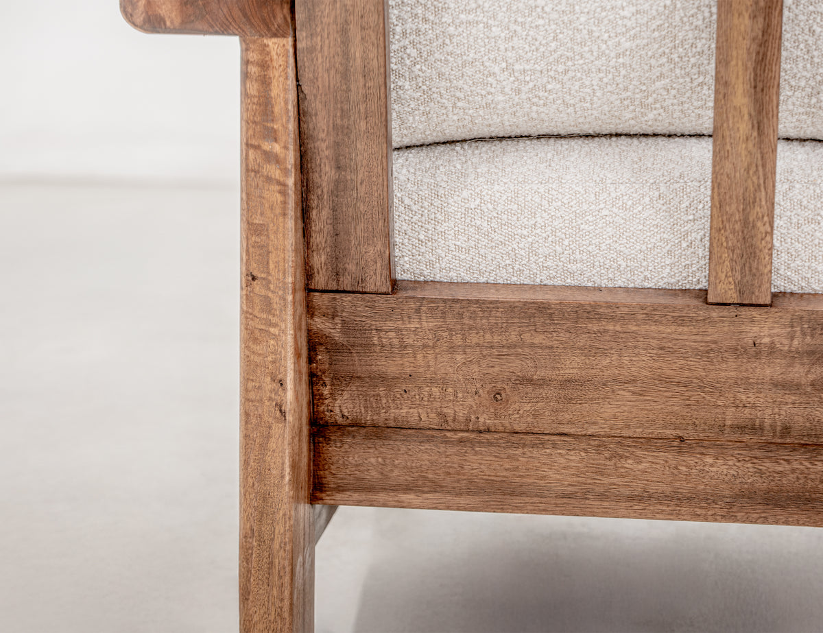 Duna Sofa, Wooden Frame, Upholstered