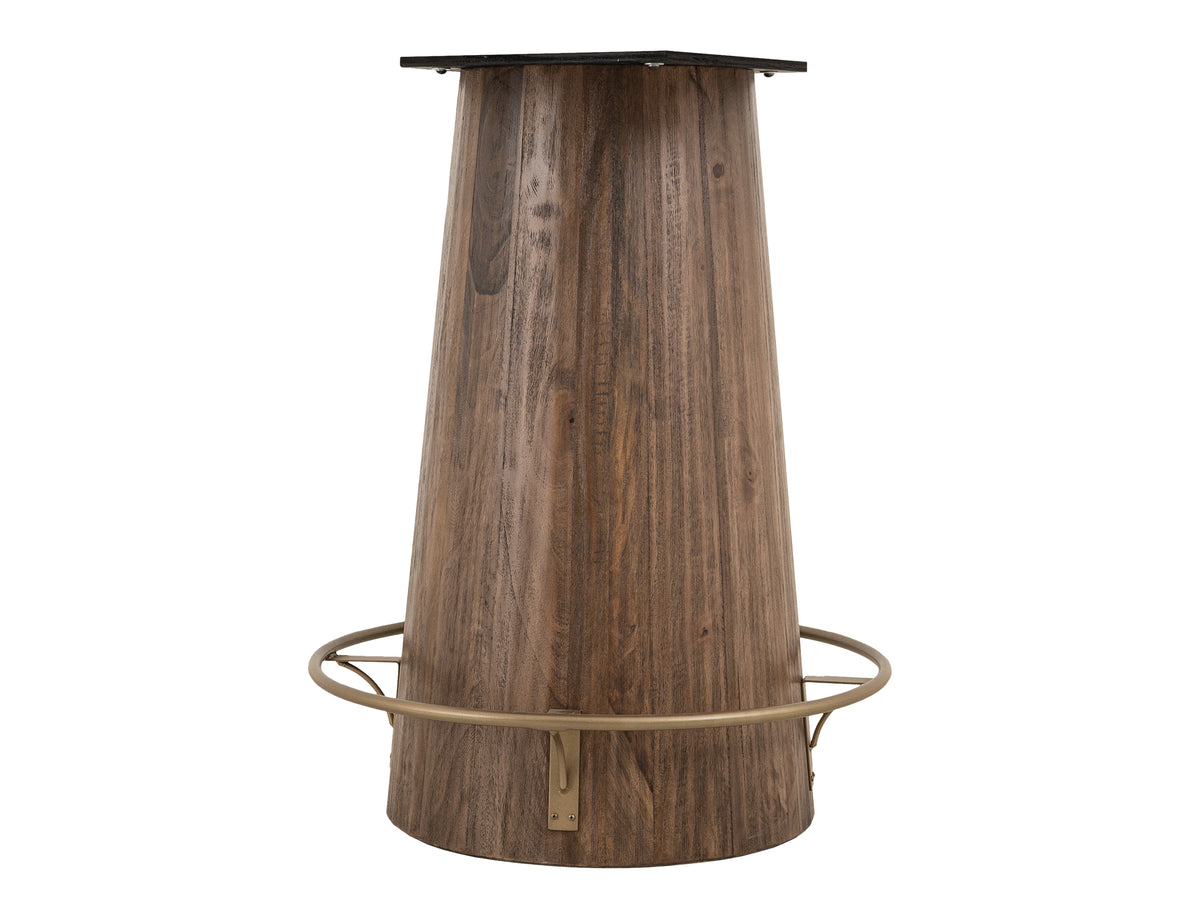 Balam Bistro Table, Brown, Top