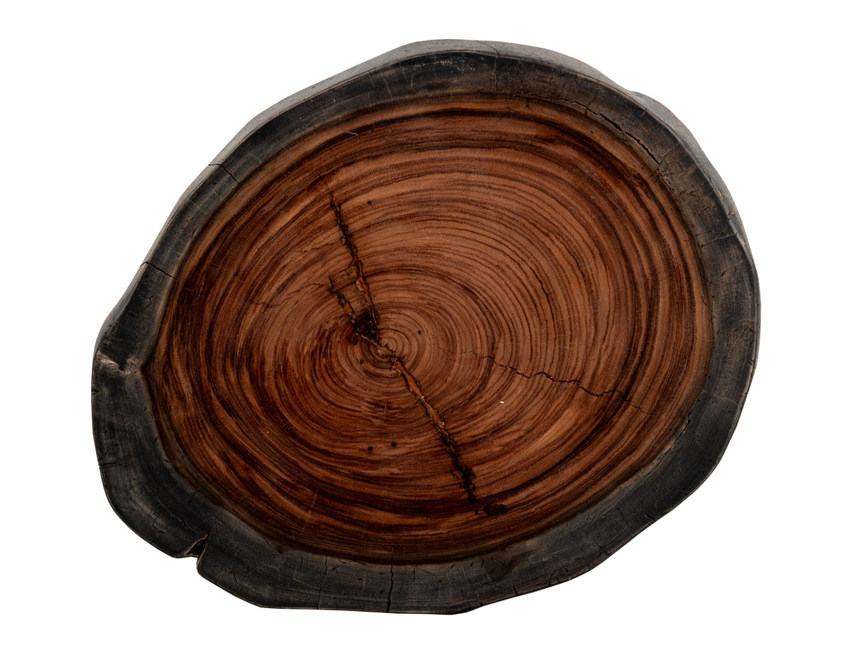 Parota Epoxy End Table, Live Edge - IFD8351ENDOR