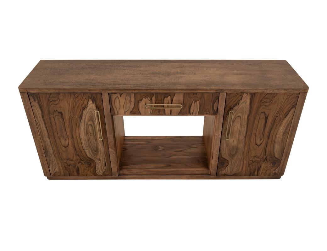 1 Drawer & 2 Door, TV Stand with Electric Fireplace Insert - IFD4221STNFP