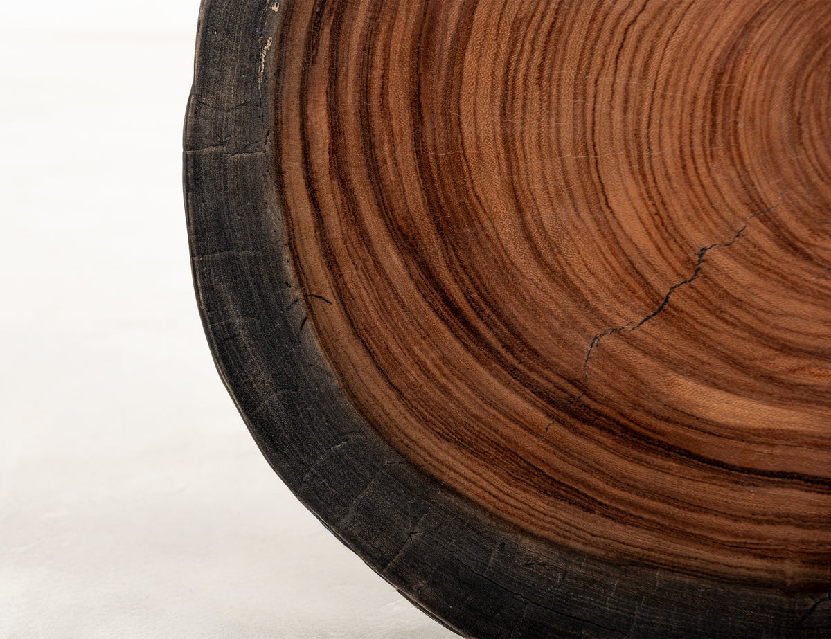 Parota Epoxy End Table, Live Edge - IFD8351ENDOR