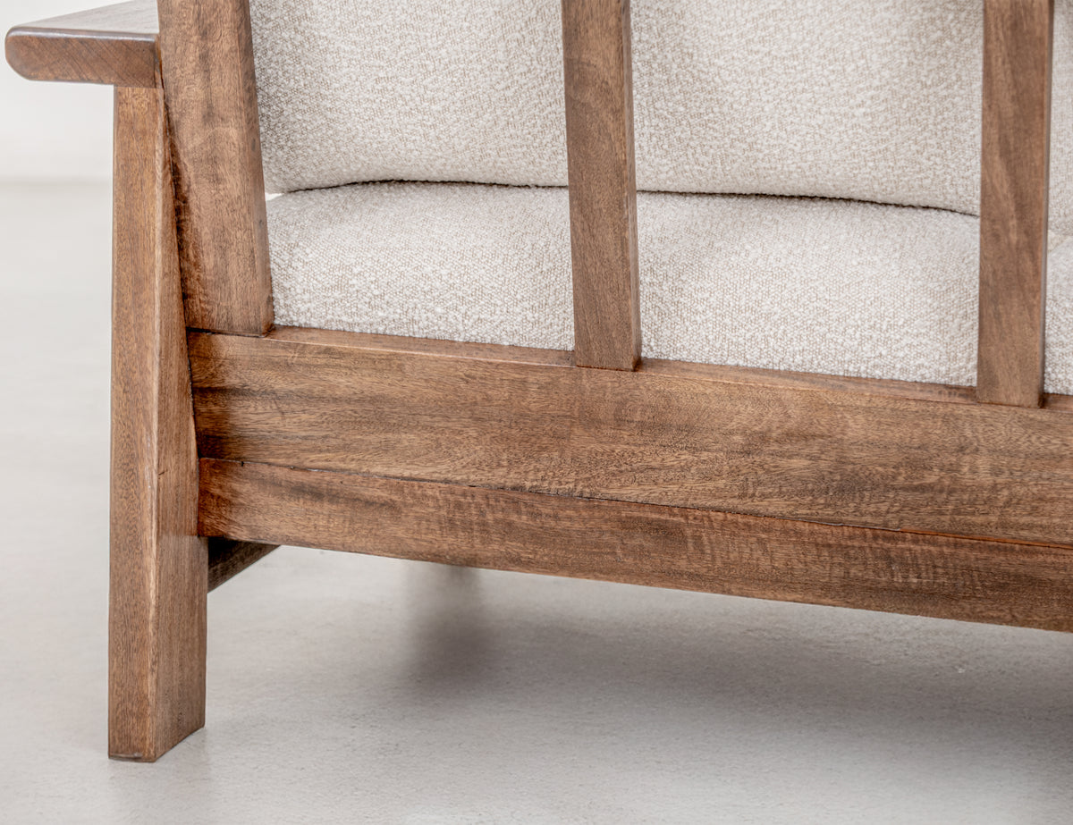 Duna Sofa, Wooden Frame, Upholstered