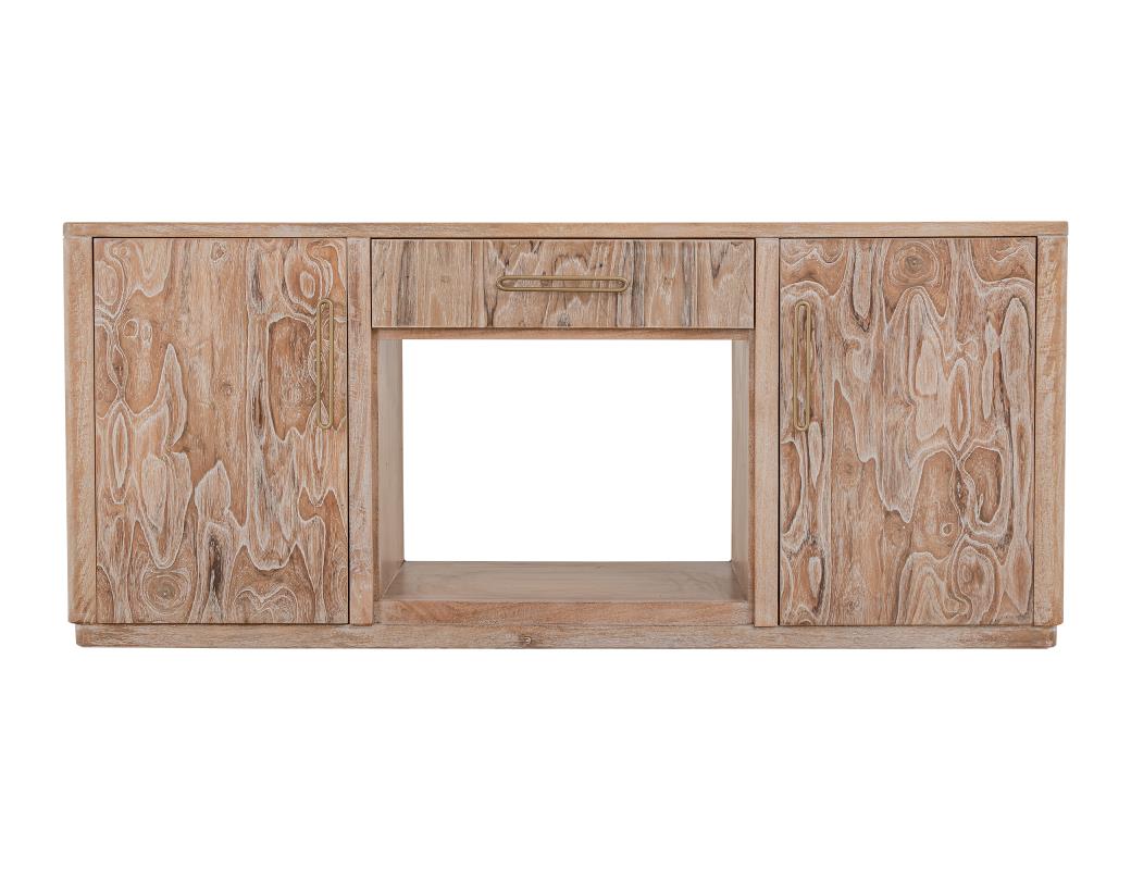 1 Drawer & 2 Door, TV Stand with Electric Fireplace Insert - IFD4321STNFP