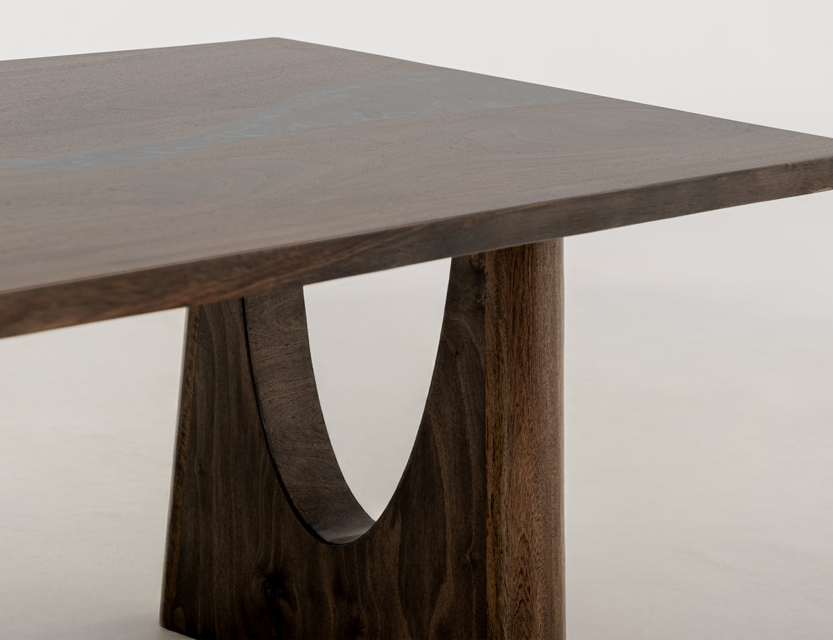 Zaphiro Table, Brown, Top