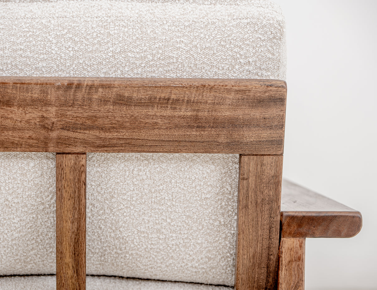 Duna Sofa, Wooden Frame, Upholstered