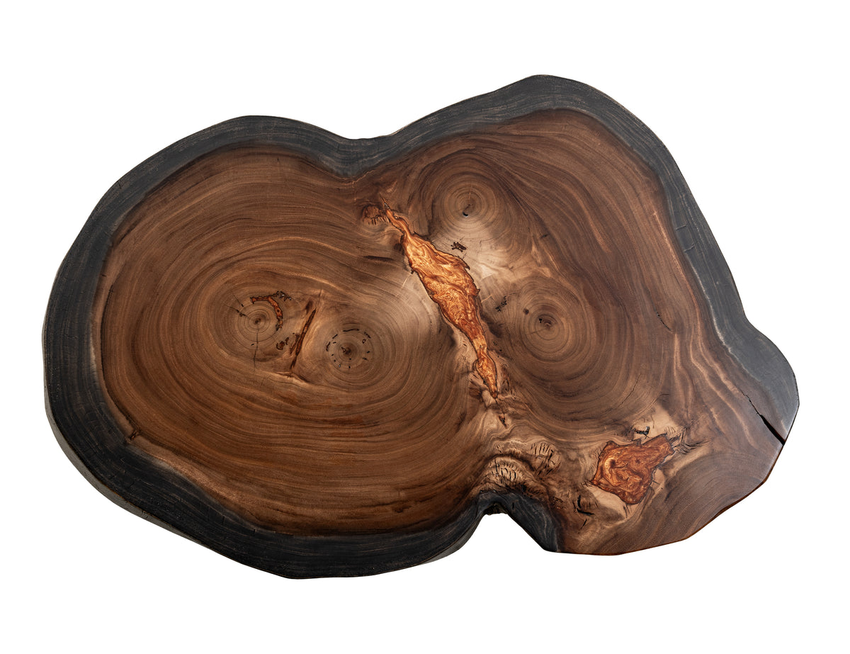 Parota Epoxy Cocktail Table, Live Edge - IFD8351CKTOR